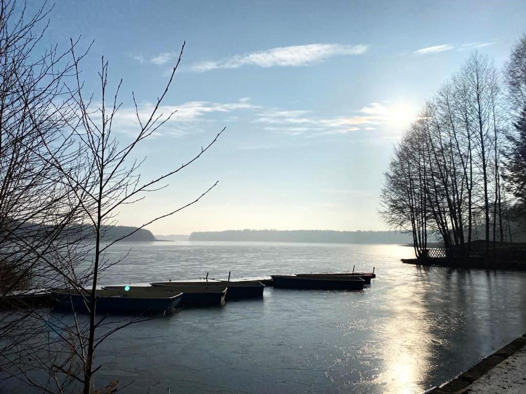 Ferienhaus Direkt Am See Uckermark Templin Exterior foto